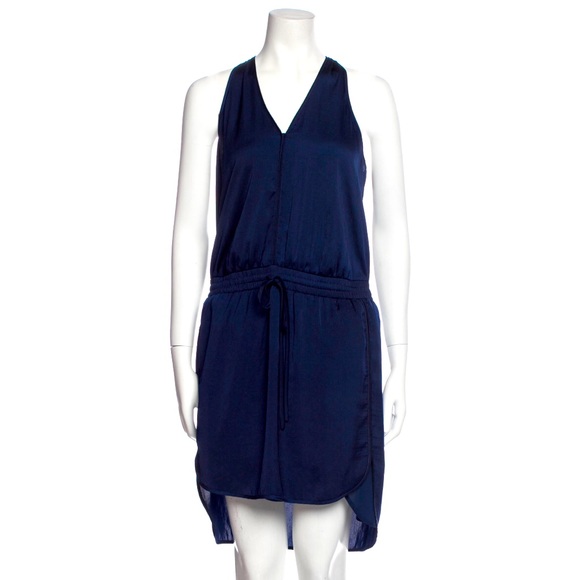 Rebecca Taylor midi dress in Navy - Picture 1 of 5